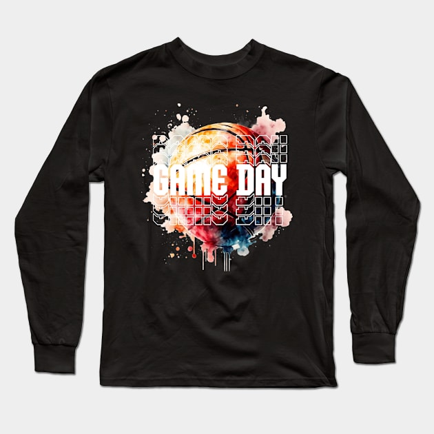 Game Day Basketball Lover Basketball Player Funny Basketball Unisex T-Shirt Long Sleeve T-Shirt by smartrocket